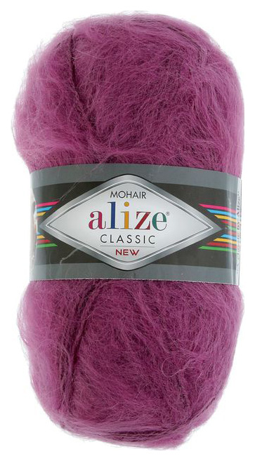 фото Пряжа alize 2565315 mohair classic 169 роза