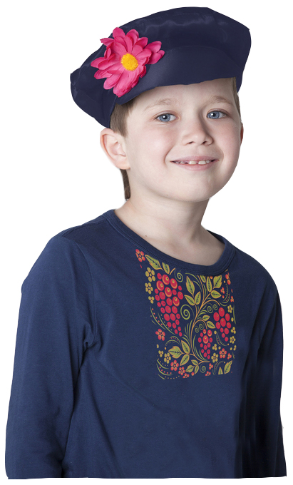 Картуз для мальчика, габардин, обхват головы 55-60 см, цвет синий Страна Карнавалия
