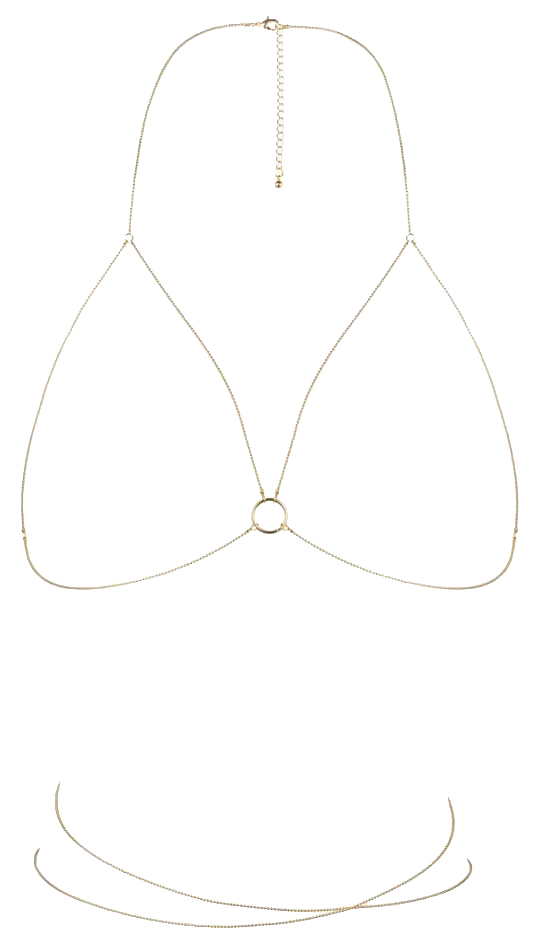 

Бикини-цепочка Bijoux Magnifique Bra Chain Gold, Золотистый