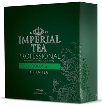 Чай зеленый среднелистовой улун Imperial tea professional 20 пакетиков по 4 г