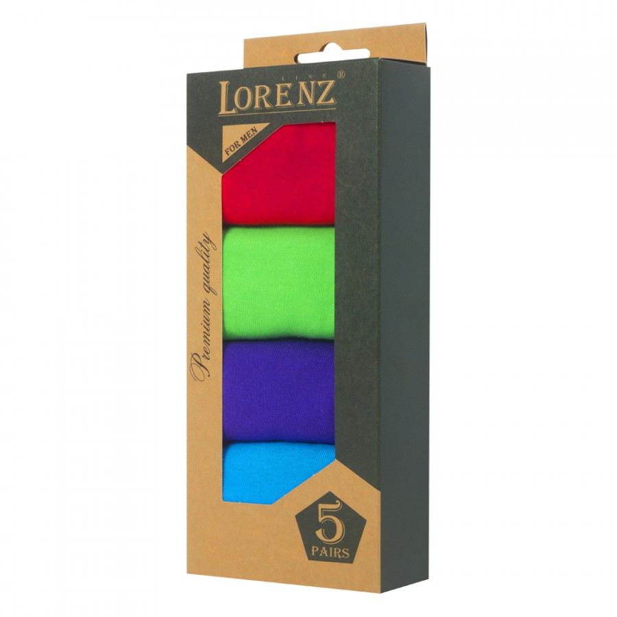 фото Подарочный набор мужских носков lorenzline р6 разноцветный 39-40 (5 пар)