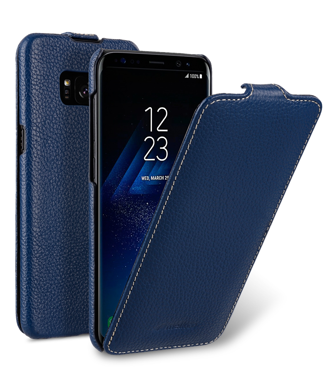 фото Чехол melkco для samsung galaxy s8 - jacka type dark blue