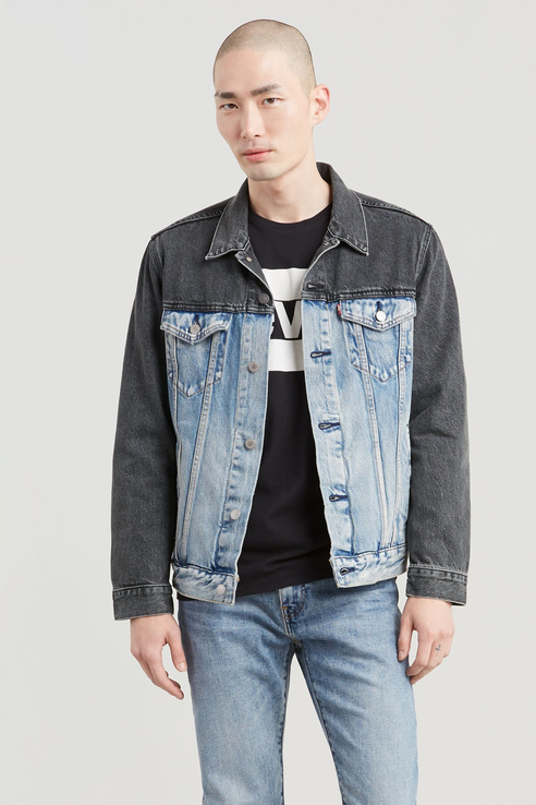 фото Куртка levis trucker jacket серый р.s levi's