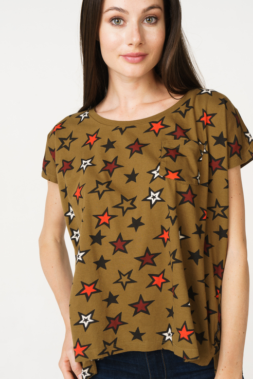 

Футболка женская Scotch & Soda 133.18FWLM.0951148424.98 зеленая S