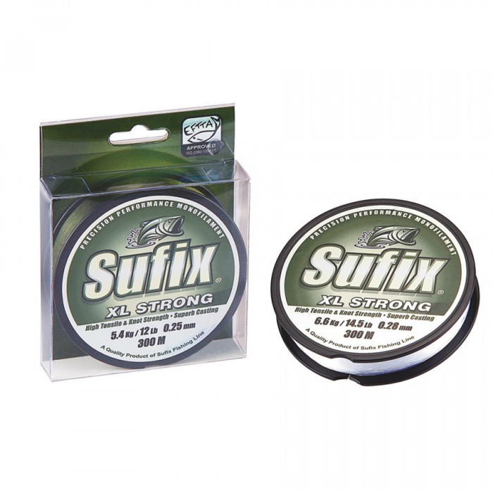 

Леска монофильная Sufix XL Strong 0,3 мм, 150 м, 7,7 кг, clear, Прозрачный, XL Strong
