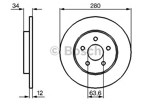 фото Тормозной диск bosch 0986479068