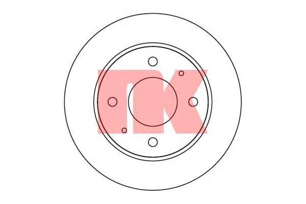 фото Тормозной диск nk 203036
