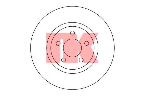 фото Тормозной диск nk 209305