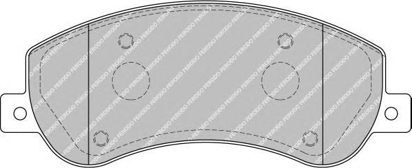 

Комплект тормозных колодок Ferodo FVR1928