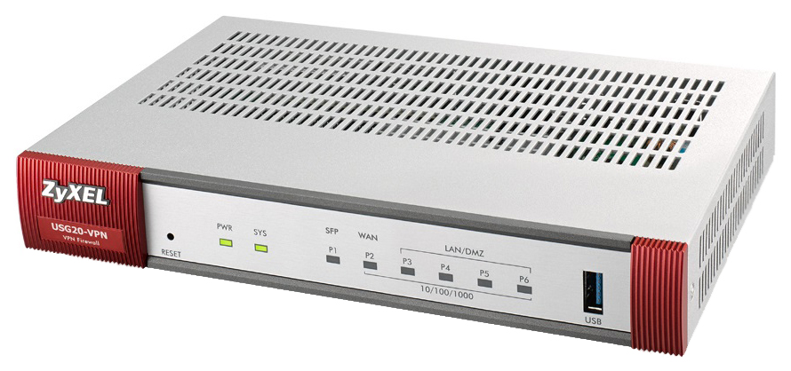 

Коммутатор Zyxel USG20-VPN-RU0101F Серебристый, USG20-VPN-RU0101F