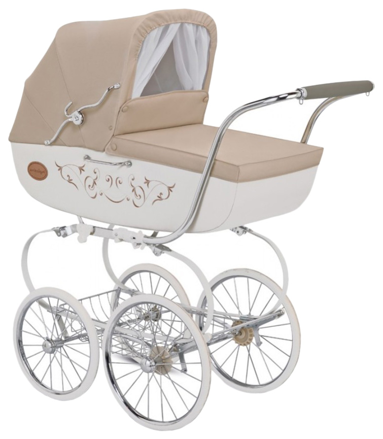 

Коляска для новорожденного Inglesina Classica на шасси Balestrino Chrome Ivory, Classica