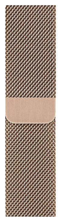 фото Ремешок для смарт-часов apple milanese loop для apple watch 40 mm gold (mtu42zm/a)