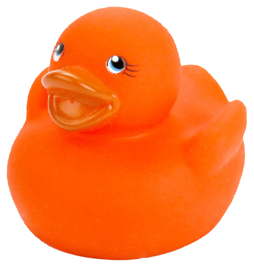 

Игрушки для купания Играем Вместе Термо Уточка, Оранжевая
