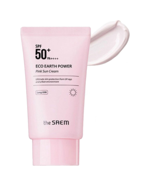 Солнцезащитное средство The Saem Eco Earth Power Pink Sun Cream 50 г