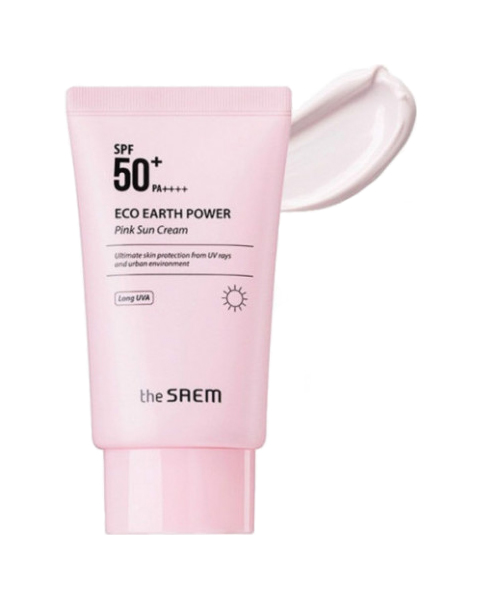 

Солнцезащитное средство The Saem Eco Earth Power Pink Sun Cream 50 г