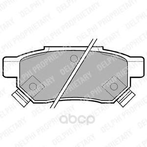 

Комплект тормозных колодок Delphi LP625