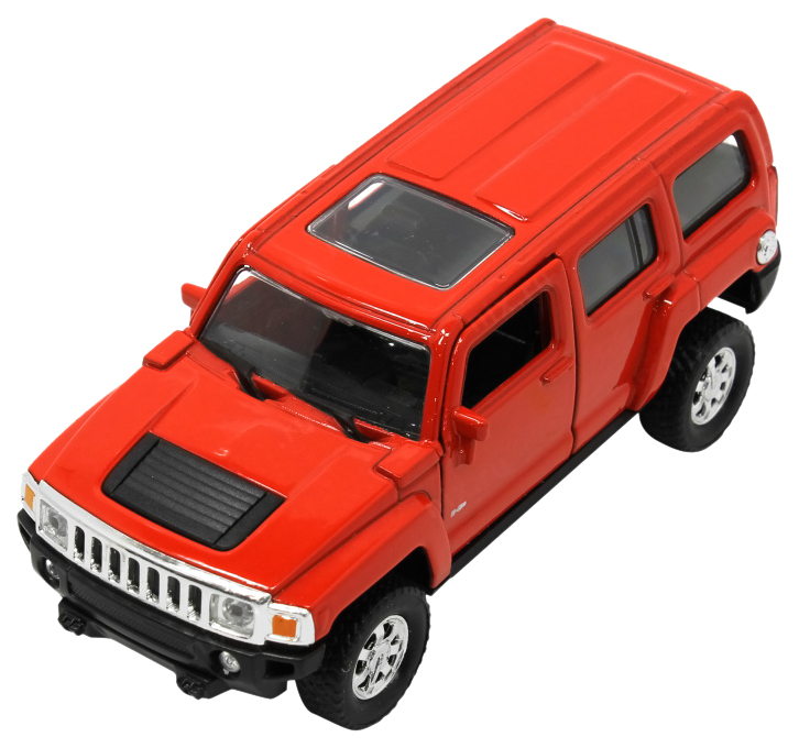 фото Коллекционная модель welly набор с прицепом hummer h3 + chevrolet camaro zl1 43629f-2