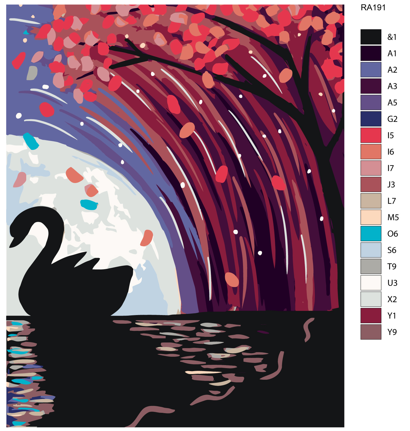 

Картина по номерам, 40 x 50, RA191, RA191