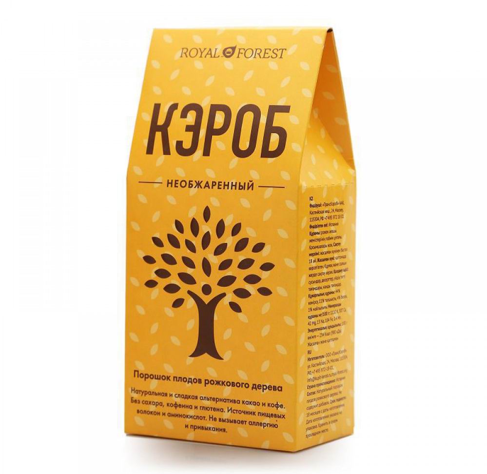 

Кэроб Royal Forest необжаренный 200 г