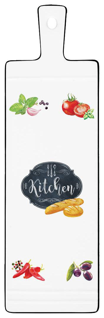 фото Разделочная доска easy life kitchen basic 40x12, разноцветный