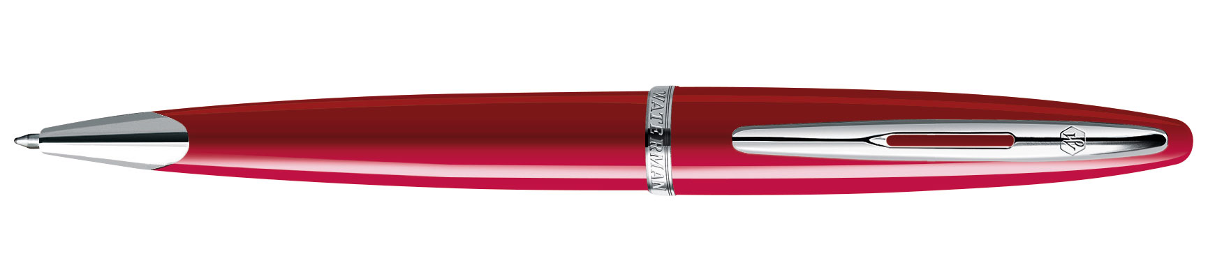 фото Waterman carene - glossy red st, шариковая ручка, m