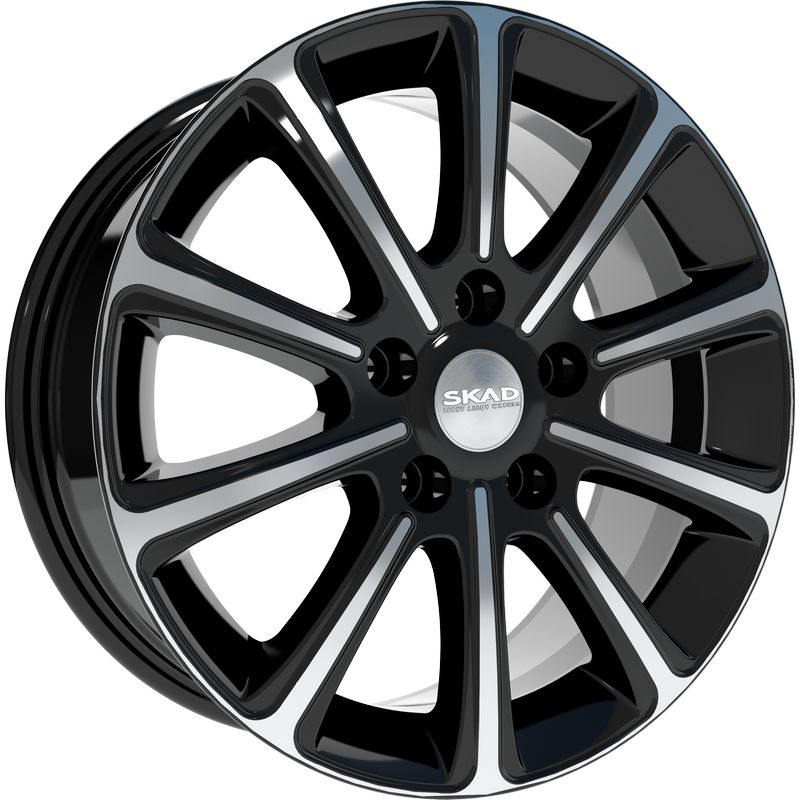 

Колесный диск SKAD R16 6.5J PCD5x100 ET38 D67.1 2130005, Черный;серебристый, Милан