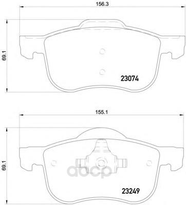 

Колодки тормозные дисковые, комплект Hella 8DB355006-851