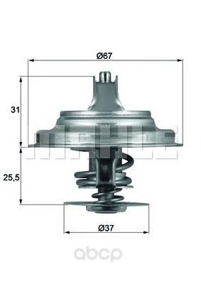 фото Термостат mahle tx2571d mahle/knecht