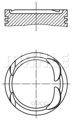 

Поршень двигателя Mahle/Knecht 0040600