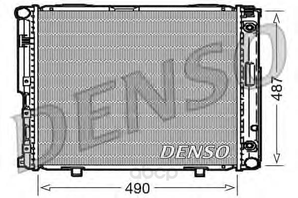 

Радиатор 490x487 Denso DRM17004