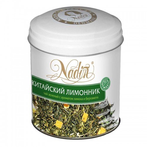 

Чай зеленый листовой Nadin китайский лимонник 75 г