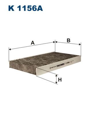 

Фильтр воздушный салона FILTRON K1156A