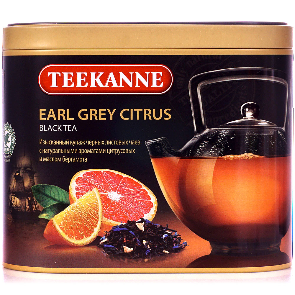 Чай Teekanne эрл грей цитрус черный листовой 150 г