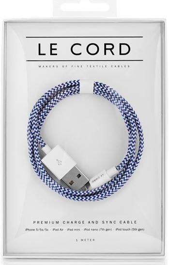 фото Кабель le cord 1109 mfi lightning 1,2м broken ocean