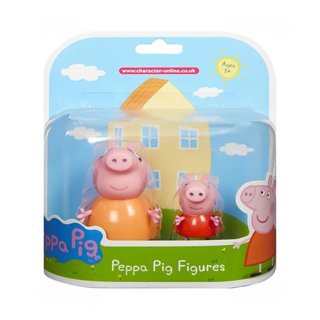 Игровой набор Intertoy Peppa Pig Семья Пеппы 2 фигурки 921₽