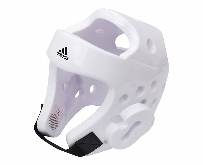 Шлем для тхэквондо Adidas Head Guard Dip Foam WT белый M