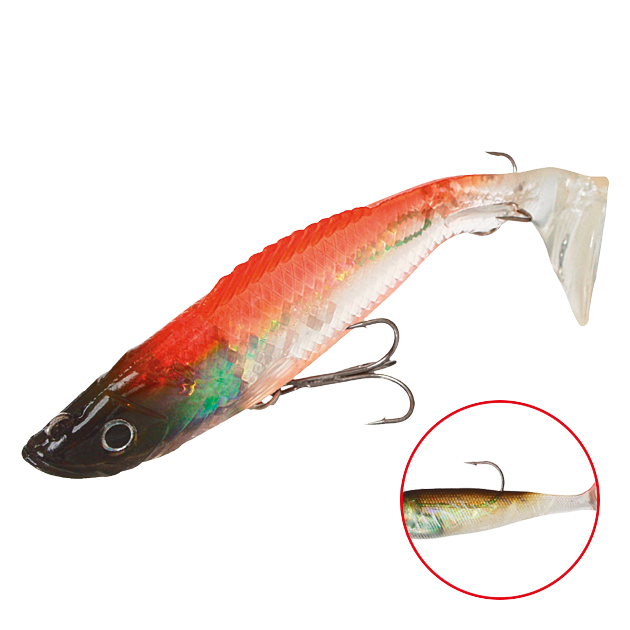 

Силиконовая приманка Mikado Crystal Fish WXH-59 120 мм, 69, 2 шт., Crystal Fish WXH-59