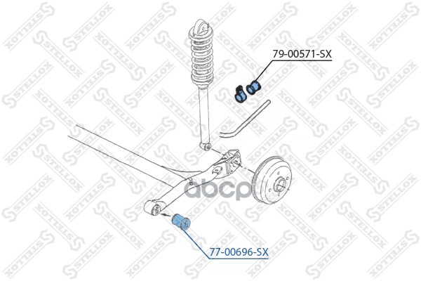 фото Сайлентблок stellox 7700696sx