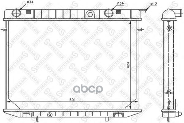 

Радиатор системы охлаждения Stellox 1026064SX