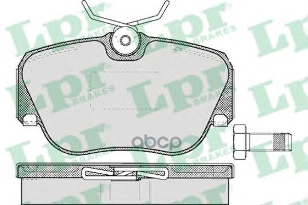 

Тормозные колодки Lpr 05P302