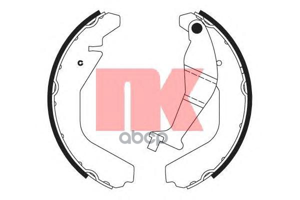 

Тормозные колодки Nk 2736752