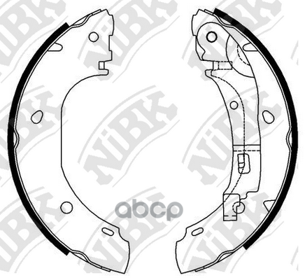 

Комплект тормозных колодок NiBK FN0585