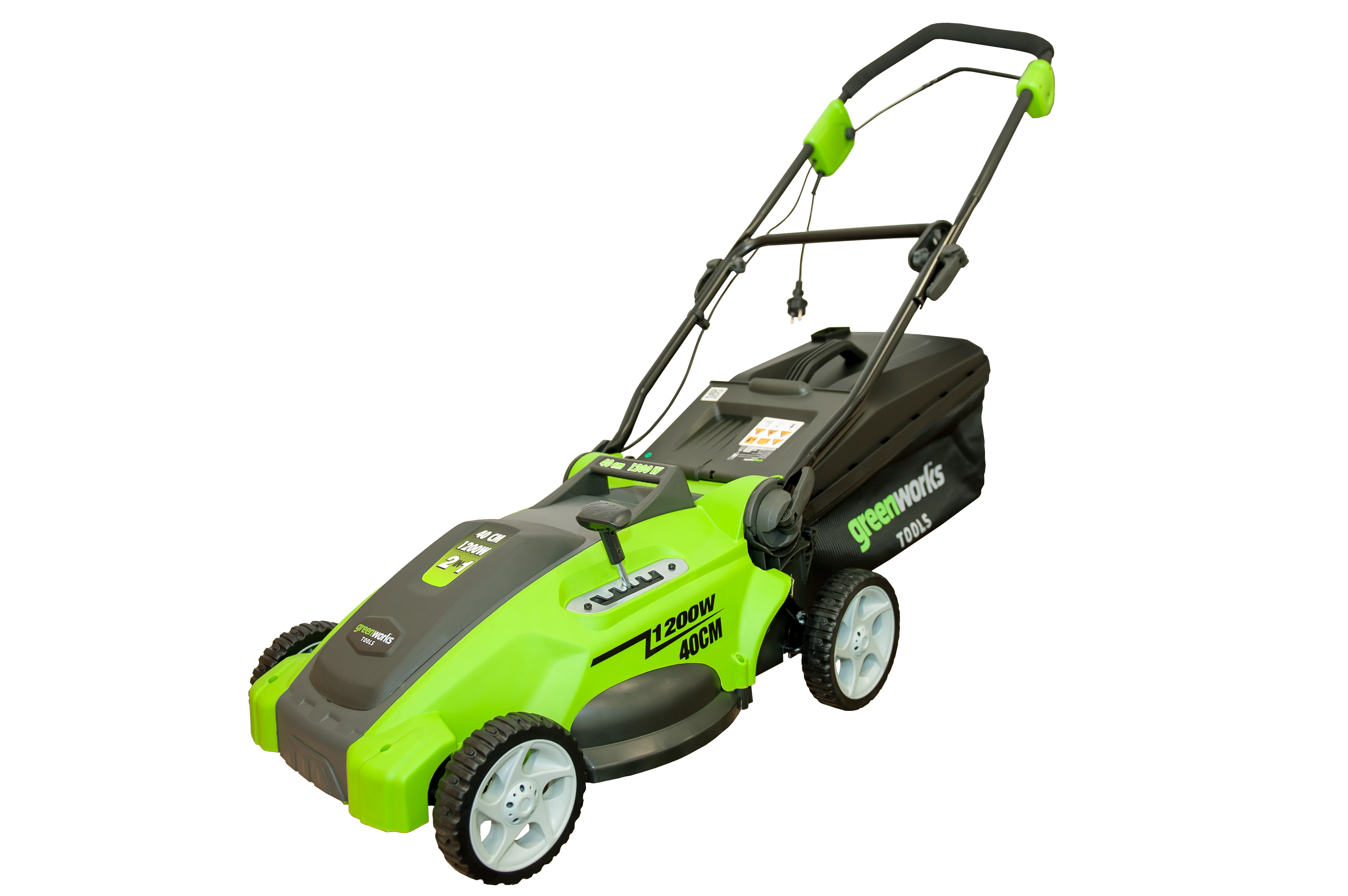 Электрическая газонокосилка Greenworks gLM1240 25147 1200 Вт