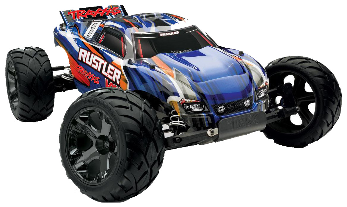 

Радиоуправляемая машинка Traxxas Rustler VXL 1/10 2WD TSM TRA37076-3, Rustler VXL 1/10 2WD TSM
