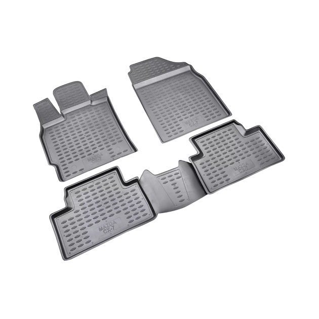 

Коврики в салон Element для MAZDA CX-7 2007, 4 шт. полиуретан, серые