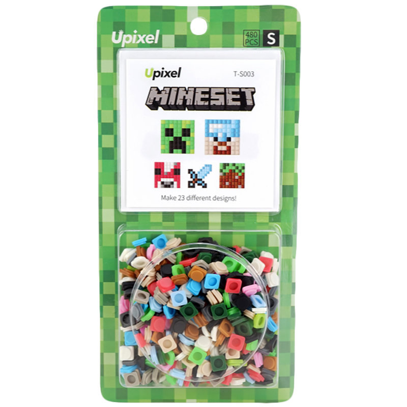 Комплект пикселей Upixel Собери любую из 23 картинок T-S003 Mineset