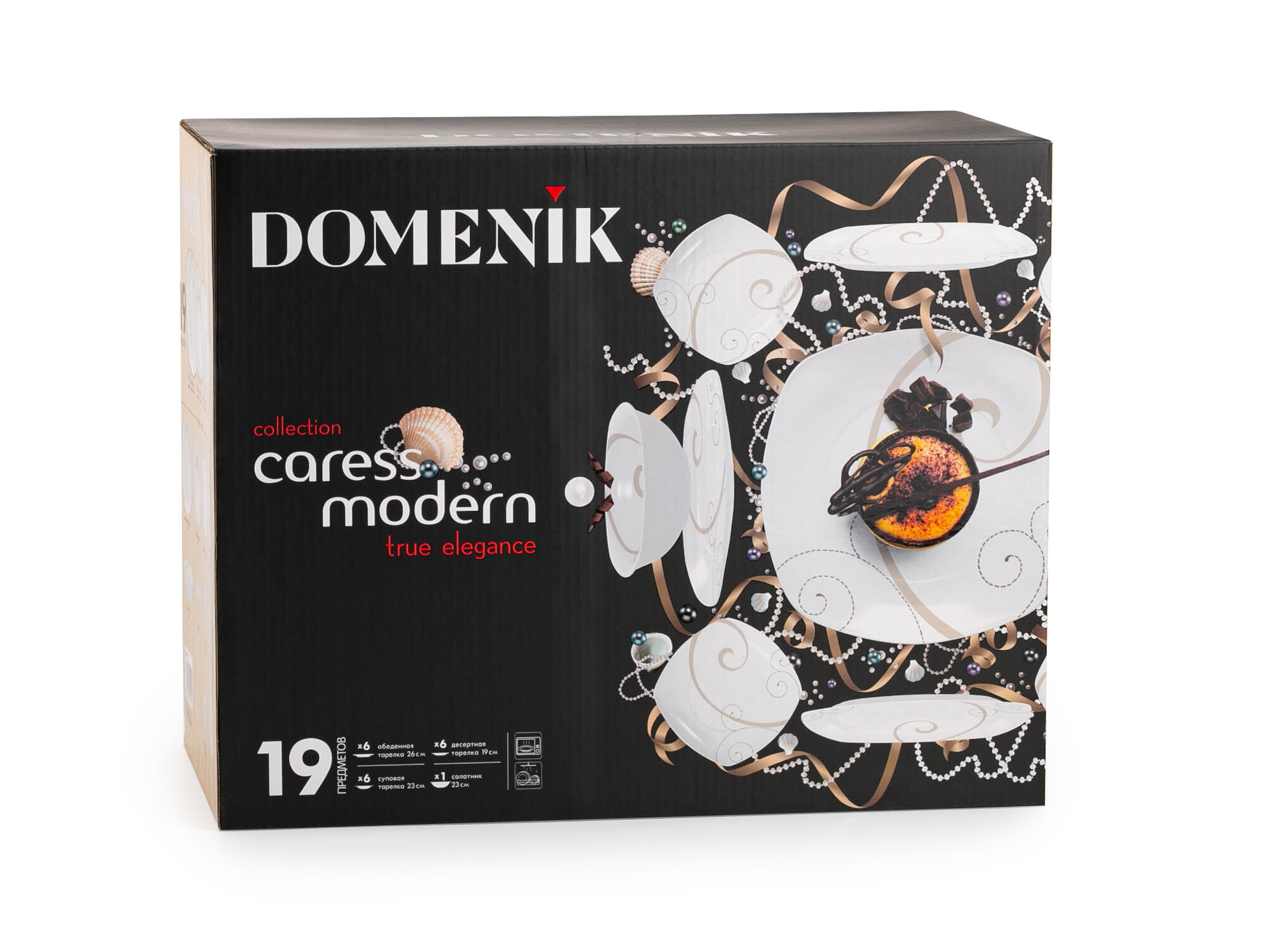 фото Столовый сервиз domenik caress modern dm9112 белый