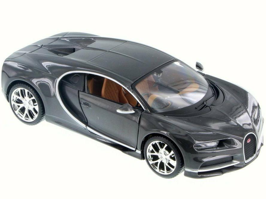 

Машинка Maisto серая - Bugatti Chiron 2016г 1:24