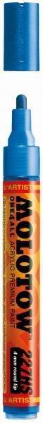 

Маркер акриловый Molotow 227HS One4all 4мм синий, 227HS 4мм Мет,Синий