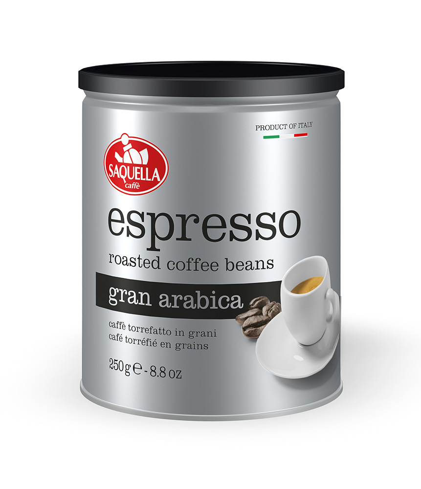 Кофе зерновой Saquella Espresso Gran Arabica 250 г